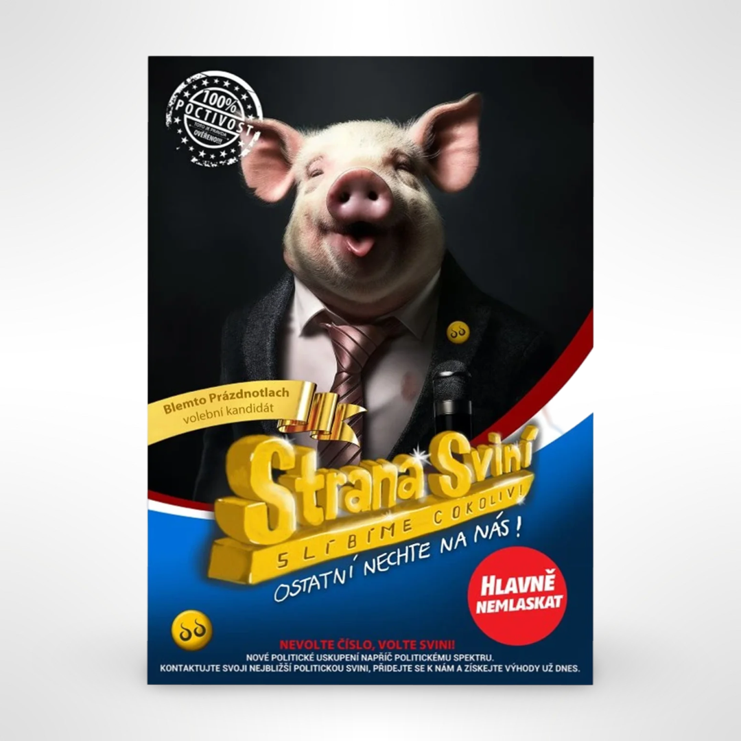 Strana sviní - Blemto Prázdnotlach, kandidát č. 10