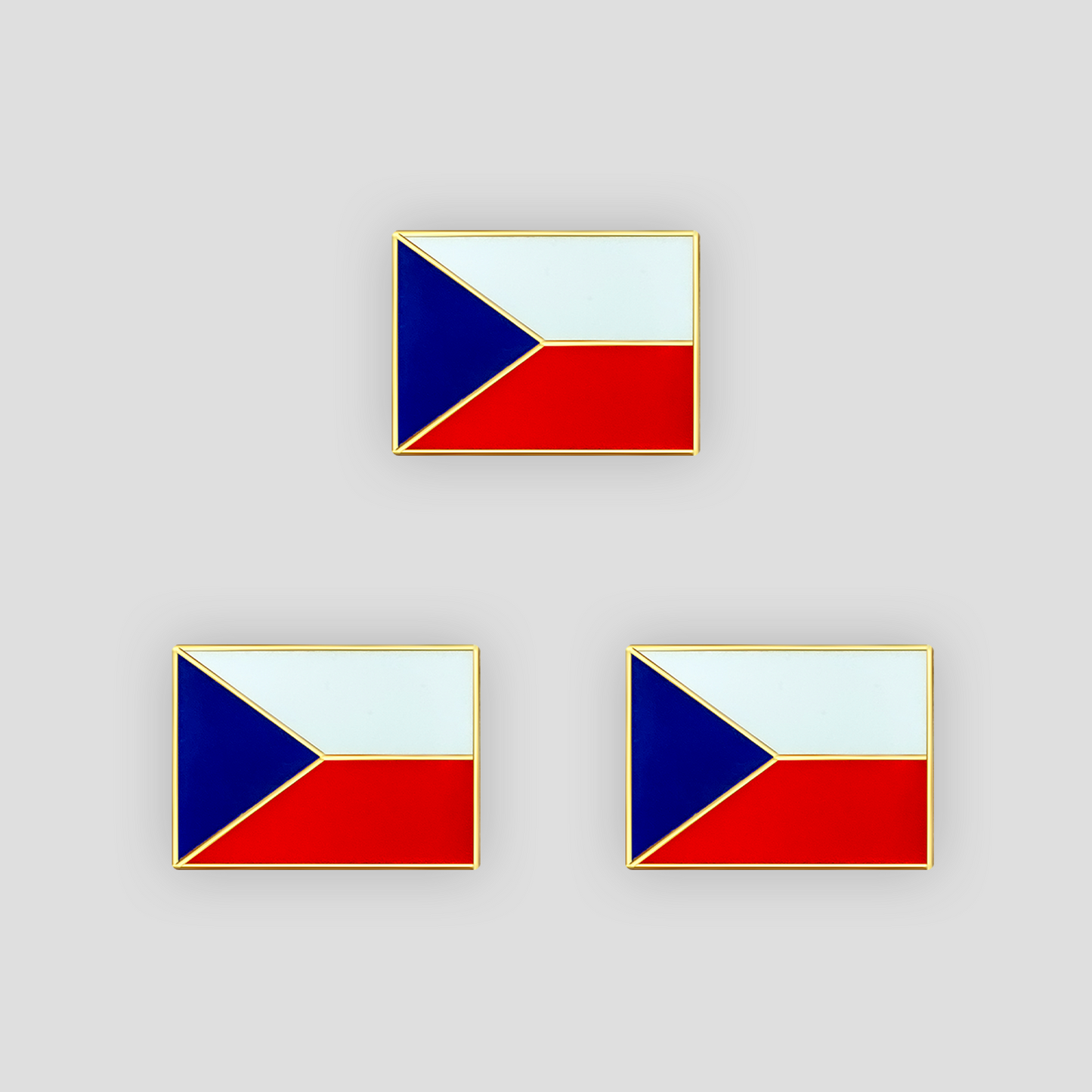 Odznáčky s českou vlajkou